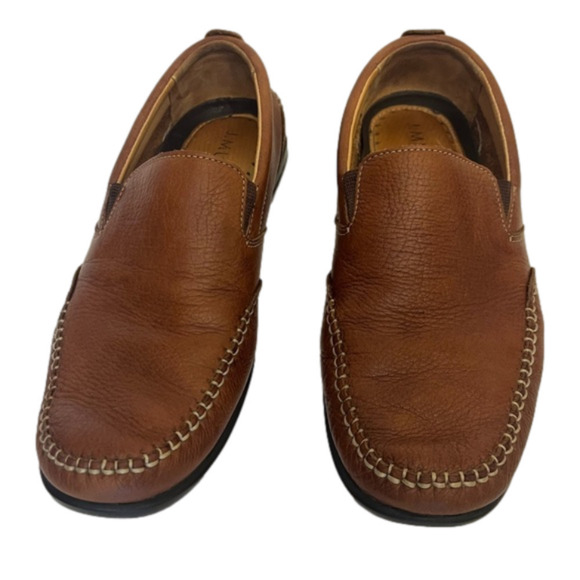 J. Murphy Cort Whipstitch Venetian Leather Loafers Men’s Size 9M Made in Brazil main image 12